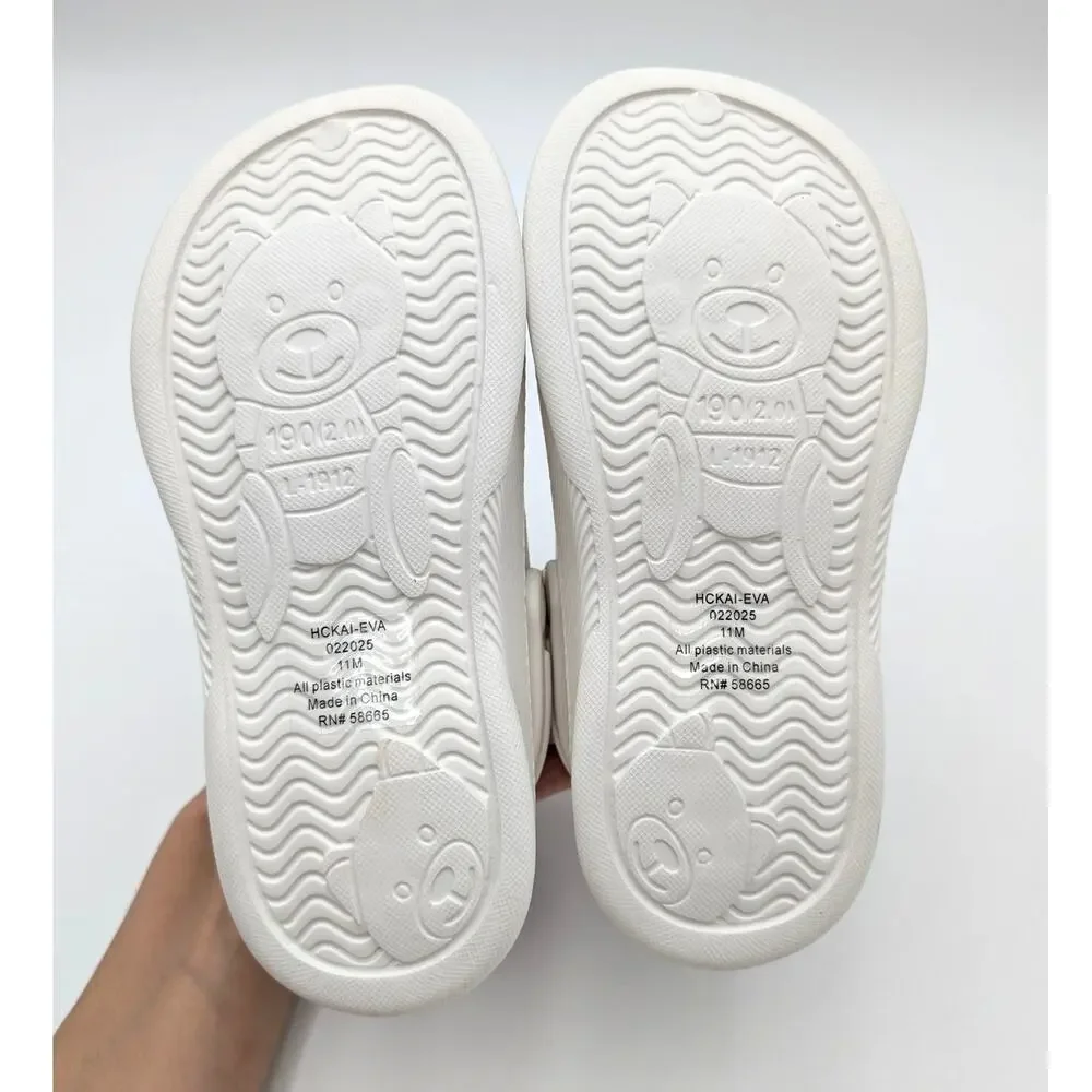 Harper Canyon Kai EVA Clogs Sandals Toddler Girls White Size US11M